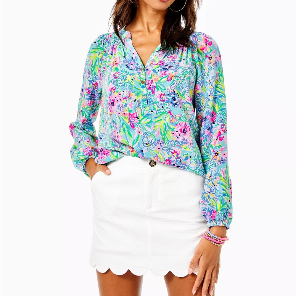 Lilly Pulitzer Colette Skort Scallop Hem